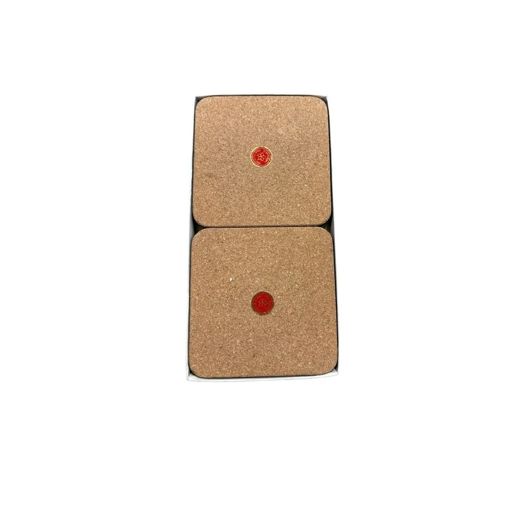 Gumps Pimpernel Coasters Partridge in a Pear Tree Set of 6 Christmas Holiday